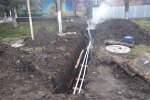 Устранение прорыва теплоцентрали село Марьино